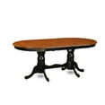 thumbnail image 3 of East West Furniture Plainville 5-piece Wood Dining Room Set in Black/Cherry, 3 of 4
