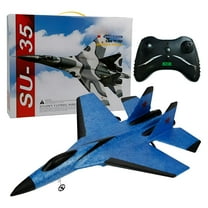 BESTSKY RC Plane - 2.4GHz Jet Fighter RC Airplane,Remote Control Fighter Model Toy with LED Lights,Automatic Balance Gyro,360° Glider,RC Jet,RC Planes