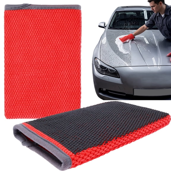 2 Pcs Clay Mitt for Car Detailing Clay Infused Auto Detailing Glove Designed to Clean Grime Iron and Surface Contaminant From Paint Glass