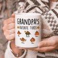 thumbnail image 4 of Grandpa's Favorite Turds With Grandkids Autumn Coffee Mug For Grandfather From Grandchild Mug Funny Autumn Gifts 11 15 Oz Ceramic White Tea Cup For Fall Autumn, 4 of 8