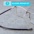 thumbnail image 3 of CRAFTHROU 10Ensemble Joints pour Lunettes Ronds en Silicone Blanc avec Protection de Lentille, 3 of 8