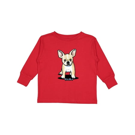 

Inktastic Cutieface Frenchie Gift Toddler Boy or Toddler Girl Long Sleeve T-Shirt