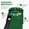 thumbnail image 4 of Himonut Golf Putting Mat, Indoor Putting Green with Ball Return, 8 ft Golf Practice Mat for Home & Office, 4 of 7