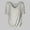 Grey, variant on HuangHuanChen Women's Short Sleeve T Shirt V Neck Oversized Tshirt for Women Casual Loose Fit Basic Tee Solid Color Tshirt Shirt Pink M