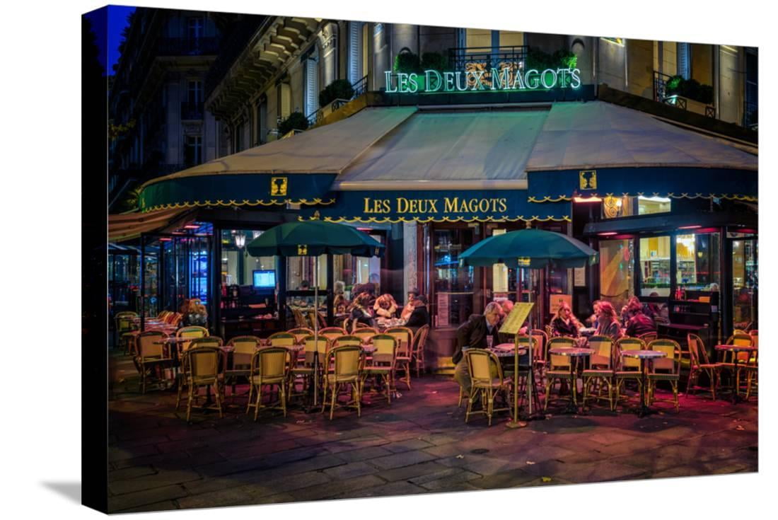 Parisian Cafe, Paris, France, Europe, Stretched Canvas Wall Art by Jim