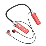 xjwjuw Intelligent Digital Display Neckband Bluetooth Headphones, Bluetooth 5.3 Sports Headphones with 100H Playtime, IPX Sweatproof & 9D Stereo Sound, for Running, Sports & Daily Use