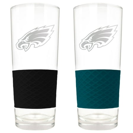 Philadelphia Eagles 22oz. Logo Score Pint Glass Two-Piece Set