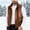 Coffee Mens Softshell Fleece Vest, variant on Softshell Fleece Lined Vest for Men Winter Warm Sleeveless Jacket Stand Collar Windproof Thermal Waistcoat Thick Outerwear for Golf Hunting Work Outdoor Fall,M-4XL