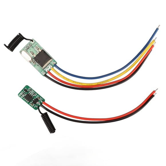 Interruptor De Control Remoto, Minirelé Interruptor Momentáneo Remoto DC5V-24V Transmisor Señal Estable Alta Sensibilidad Sin Contacto Para Puertas Para Pared