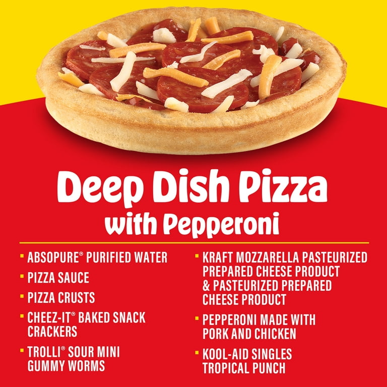 Individual Deep Dish Pizzas