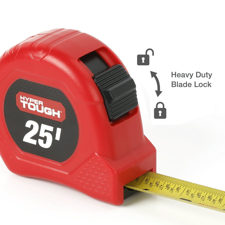 Hyper Tough Model 42040 Tape Measure - 25 ft