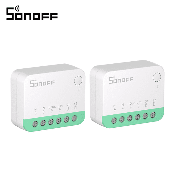SONOFF MINI Extrême 10A Wi-Fi Smart Switch, Fonctionne avec Alexa, Google Home et Apple Home, Tv, CE, et les certifications FCC