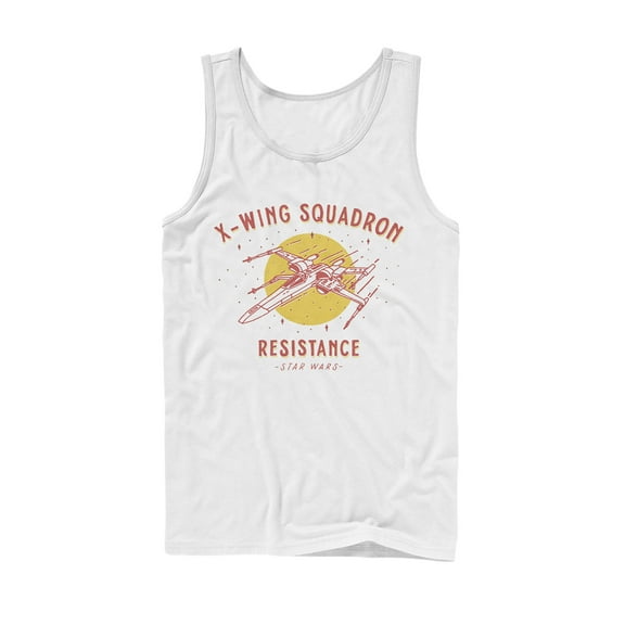 Men's Star Wars: The Rise of Skywalker X-Wing Squadron Tank Top White Large