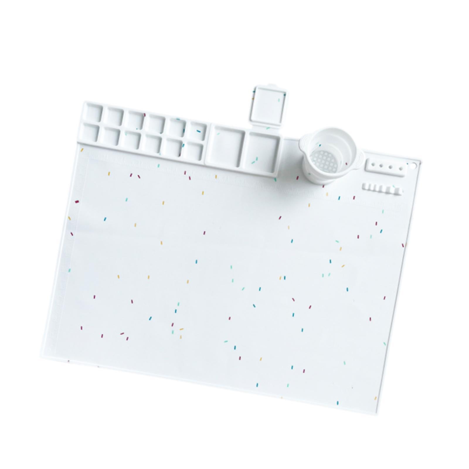 Sharprepublic Silicone Craft Mat Counter Mat Silicone Artist Mat for DIY Clay Project Kids