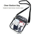 thumbnail image 4 of GASTROPOD Clear Bag for Stadium Events Waterproof Crossbody Bags for Women Storage Handbags for Women Purple Large, 4 of 6