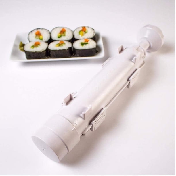 CHAO Bazooka de sushi profesional Super Space, molde para rollo de sushi mejorado, plástico de calidad alimentaria, máquina de sushi, arroz, verduras, carne, kit para hacer sushi DIY