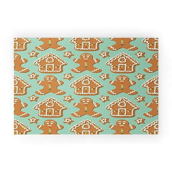 Society6 Sabine Reinhart Christmas Kitchen 36" x 24" Welcome Mat
