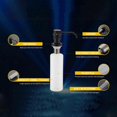 thumbnail image 4 of Kitchen Sink Soap Dispenser 350mL Large Capacity Dish Lotion Shampoo Dispenser Bottle Copper Built in Soap Dispenser for Kitchen Sink, 4 of 5
