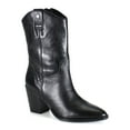 thumbnail image 2 of Diba True Womens Glam Pointed Toe Zippered  Mid Calf Boots, 2 of 5