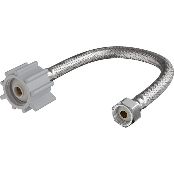 Proflo Pfx146492 1/2" C X 7/8" X 12" Stainless Steel Closet Connector