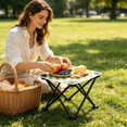 Outdoor Folding Chairs, Small Portable Checkerboard Design Stool ...
