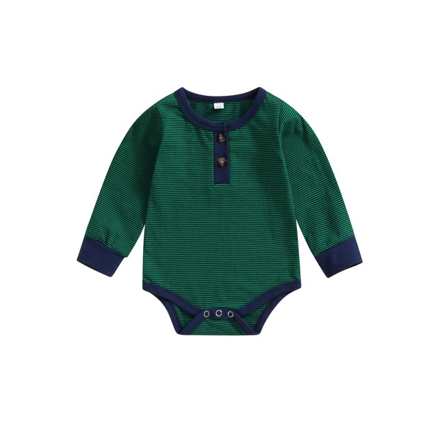 Mialoley Bébé Garçons Filles Sweat-Shirts Rompers Patch Patchwork Bande à Manches Longues Bébé Combinaisons Automne Bambin Vêtements Bodysuits