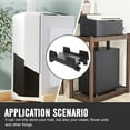 thumbnail image 3 of Minkissy Tour d'Ordinateur Support CPU Roulant Noir Design Simple et Pratique Maison Rentrée Scolaire, 3 of 4