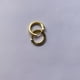 thumbnail image 1 of Pendientes de lujo de plata S925 para mujer con diamantes engastados y chapados en oro Pendientes versátiles y hebilla de pendientes simples, 1 of 2