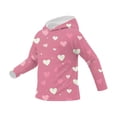 thumbnail image 4 of Falkdiz Long Sleeve Coat for Boys Sun Protection UPF 50+ Summer Pullover Outdoor Lightweight Trendy Hooded Boys Shirts Graphic,Pink,Size: 120, 4 of 6