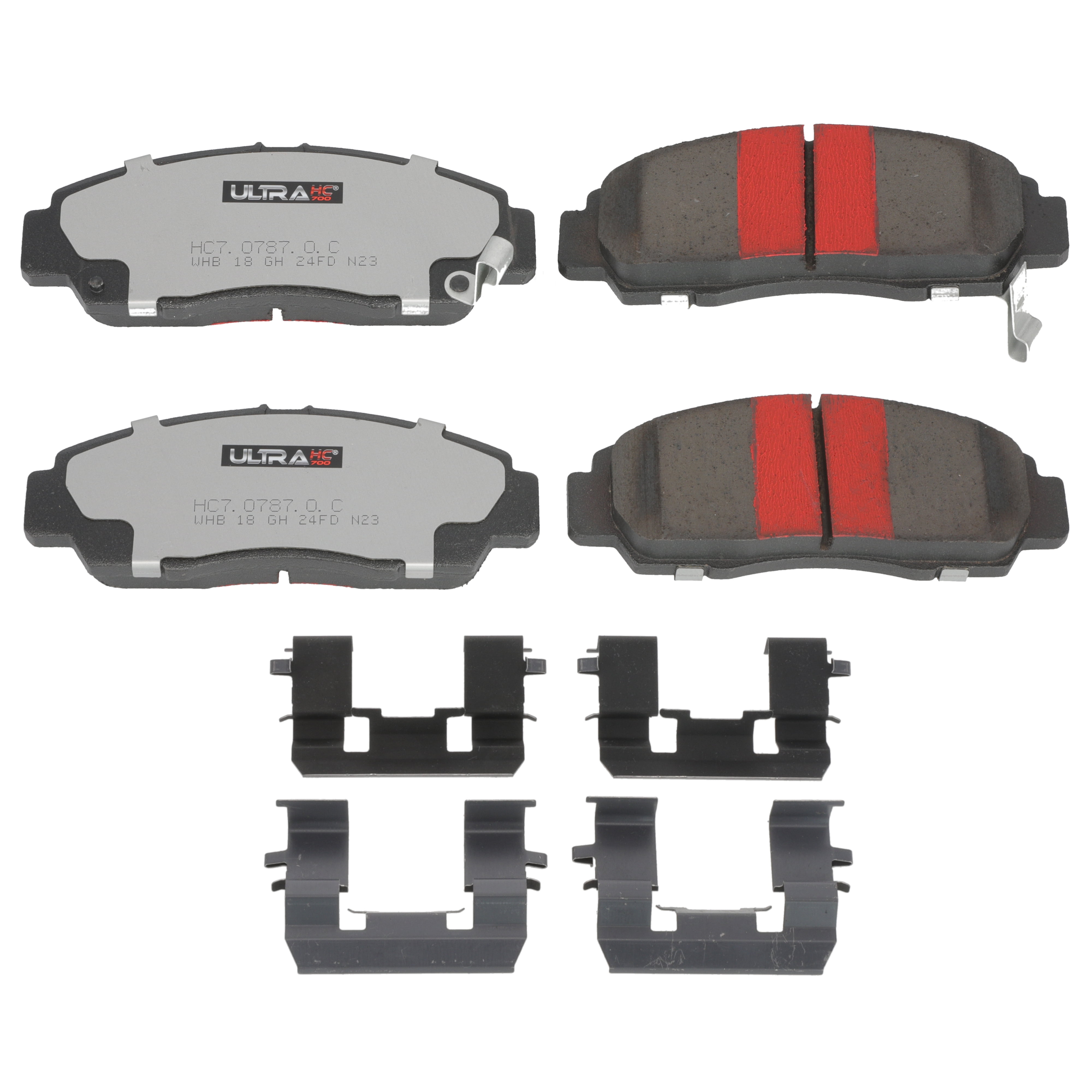 UltraHC 700 Brake Pad Set, Front HC7.0787.0.C, Honda Accord 2010-2003