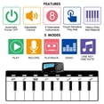 thumbnail image 6 of Coolplay Kids Musical Piano Mat Dance Mat Baby Playmat Keyboard Toys for Boys Girls, 43x14 inches, 6 of 7