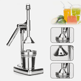 thumbnail image 3 of Manual Citrus Juicer - Hand Press Lemon Orange Squeezer for Fresh Juice, Heavy Duty Stainless Steel Fruit Press with Non-Slip Base - Easy Clean Kitchen Juicer ., 3 of 10