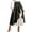 Army Green, variant on Maxi Skirts for Women Lace Suede Patchwork Fall Vintage Western-Style Flowy Skirt, S-2XL