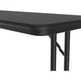 thumbnail image 2 of Correll 3/4" High Pressure Folding Seminar Table with Off-Set Leg Black Granite, 2 of 3