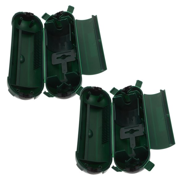 Luxshiny 2Ud Caja De Impermeable Para Cableado Eléctrico Exterior Plástico Verde Duradera