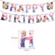 thumbnail image 3 of Decoraciones de fiesta de cumpleaños de Frozen de Disney, suministros de eventos temáticos de Elsa rosa para niños y niñas, Fondo de globo de papel de aluminio, fiesta de princesa bless, 3 of 5