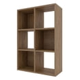thumbnail image 3 of Mueble Organizador de 6 Cubos Madik Café Nuez | Multiusos y Compacto, 3 of 6