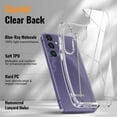 thumbnail image 7 of Samsung Galaxy A55 5G Case Clear,[20X Anti-Yellowing] Samsung A55 5G Case with Screen Protector [Transparent Slim][Built-in 4 Airbags][10FT Military Grade] Galaxy A55 5G Phone Case (Clear), 7 of 7