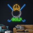 thumbnail image 3 of Handmadetneonsign Golf Neon Sign, Golfer LED Light, Golfing LED Sign, Golf Ball Neon Light, 3 of 5