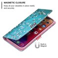 thumbnail image 2 of iPhone 13 Pro Max Wallet Case PU Leather Folio Flip Stand, Allytech Magnetic Credit Card Holder Protective Anti-Scratch TPU Bumper Skin Cover for iPhone 13 Pro Max 6.7" 2021, Plum Bossom, 2 of 4