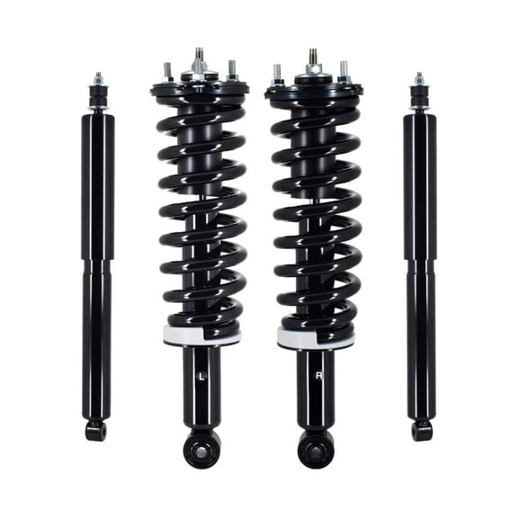 Set 4 Front Quick Strut-Coil Spring-Rear Shock For 2000-2006 Toyota Tundra 4WD