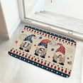 thumbnail image 5 of Harpi 4th of July Decorations Clearance, Patriotic Welcome Doormat Retro American Flags Door Mat with Slip Resistant Rubber Vintage Linen Floor Mat for Independence Day Indoor Outdoor Home, 5 of 8