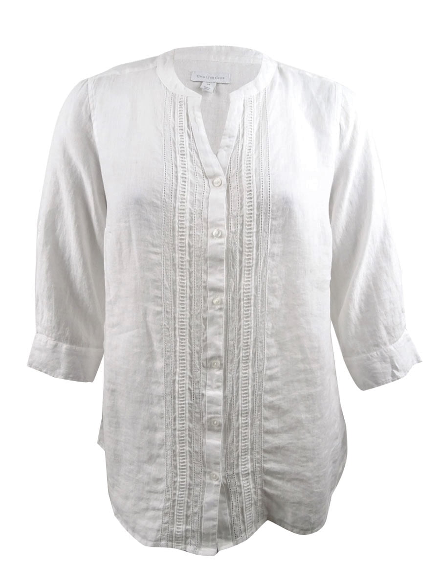 charter club linen blouses