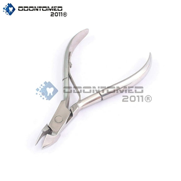 Odontomed2011® Cuticle Nippers 4", Half Jaw, Single Spring Odm