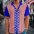 thumbnail image 6 of Ankishi American Flag Button Down Shirt Men American Flag Summer Hawaiian Shirts Casual Printed Clothes Daily Wear, 6 of 8