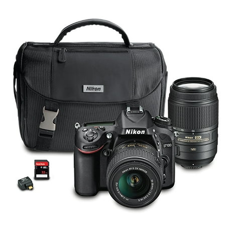 Nikon D7100 Digital Camera Kit with Nikkor 18-55mm and 55-300mm