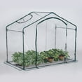 thumbnail image 2 of Outsunny 6' x 3.5' x 5' Outdoor Portable Walk-In Greenhouse with Clear PVC Cover, 2 of 8