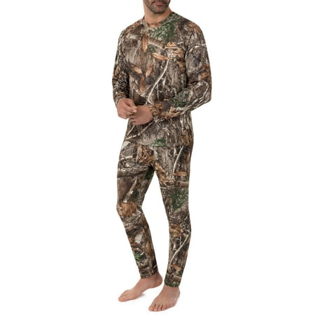 realtree men's fleece base layer pants