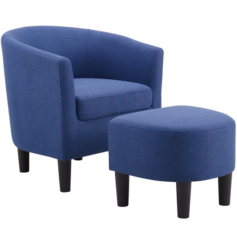 Accent Chair With Ottoman Top, Small Club Chairs With Ottoman