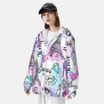 thumbnail image 5 of Easygdp Eiffel Tower and Hearts Lightweight Long Sleeve Sun Shirt Sports long-Sleeved Sun Protective Clothing, Quick Drying Breathable - 3X-Large, 5 of 9